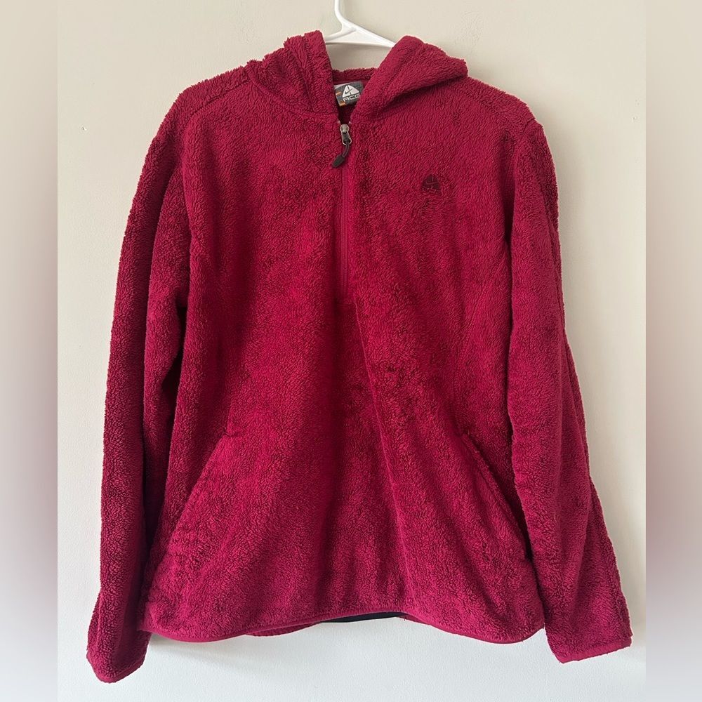 Nike Vintage Women's ACG Fleece Jacket Size Large Athleisure Sporty Comfort